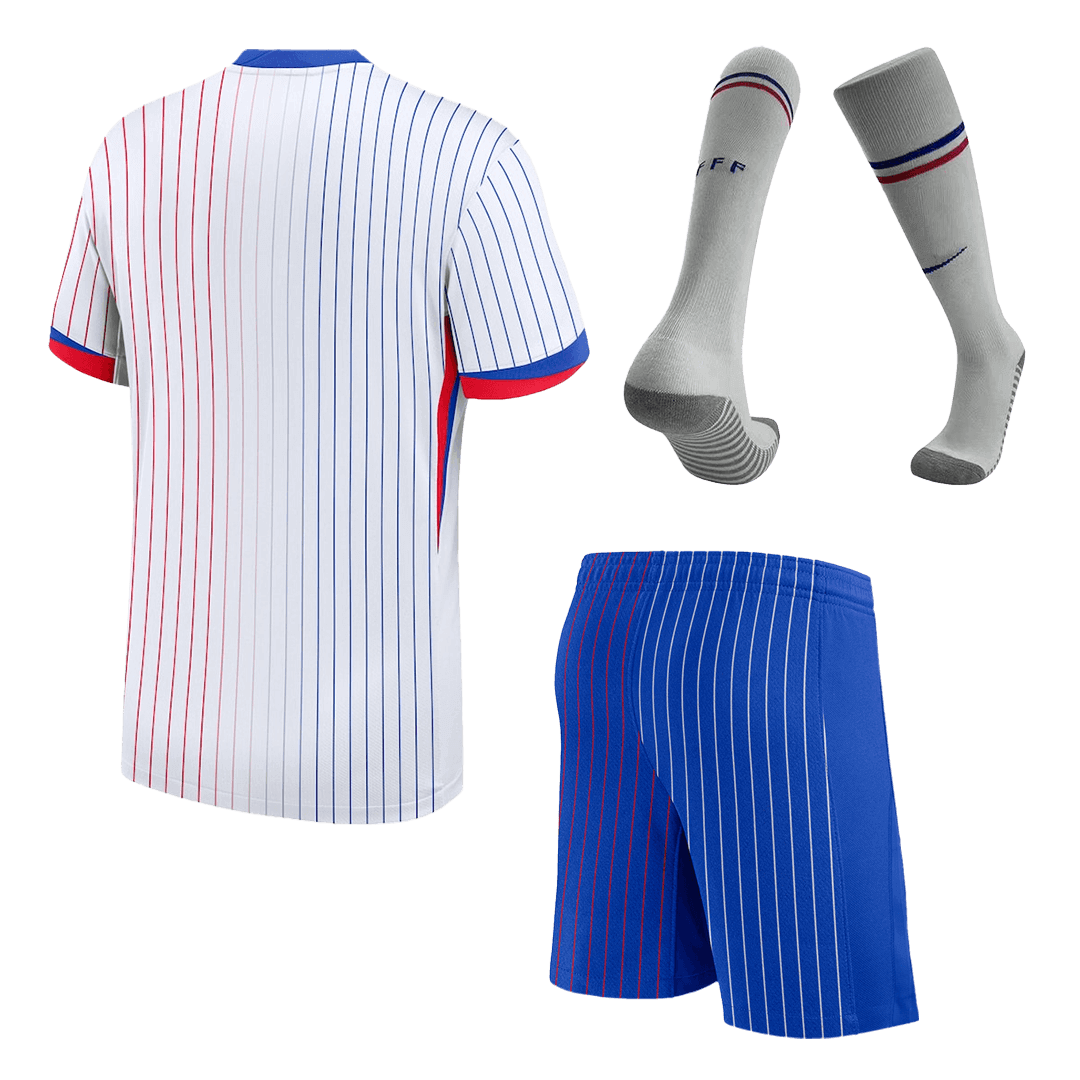 France Away Jersey Kit EURO 2024 (Jersey+Shorts+Socks)