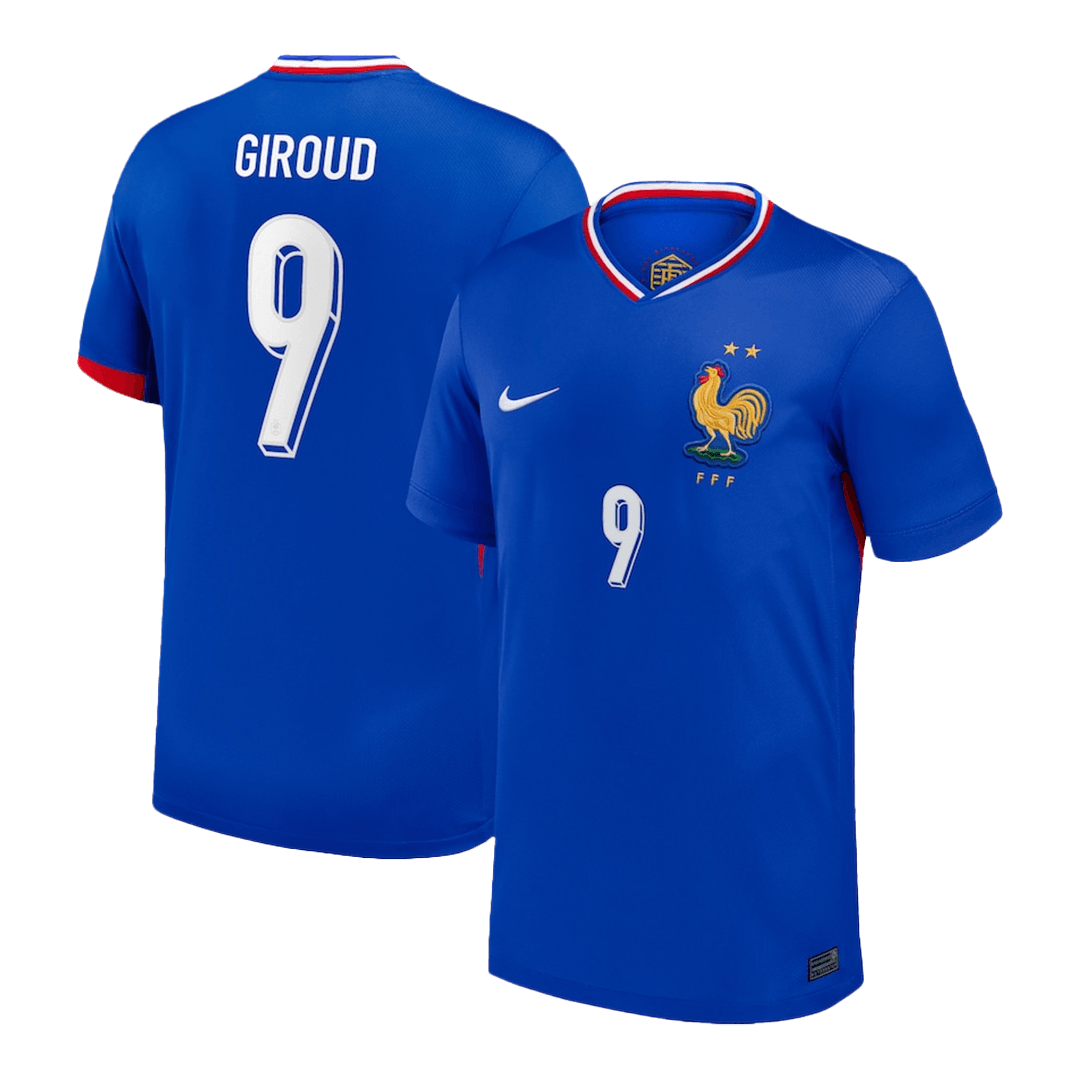 France GIROUD #9 Home Jersey EURO 2024