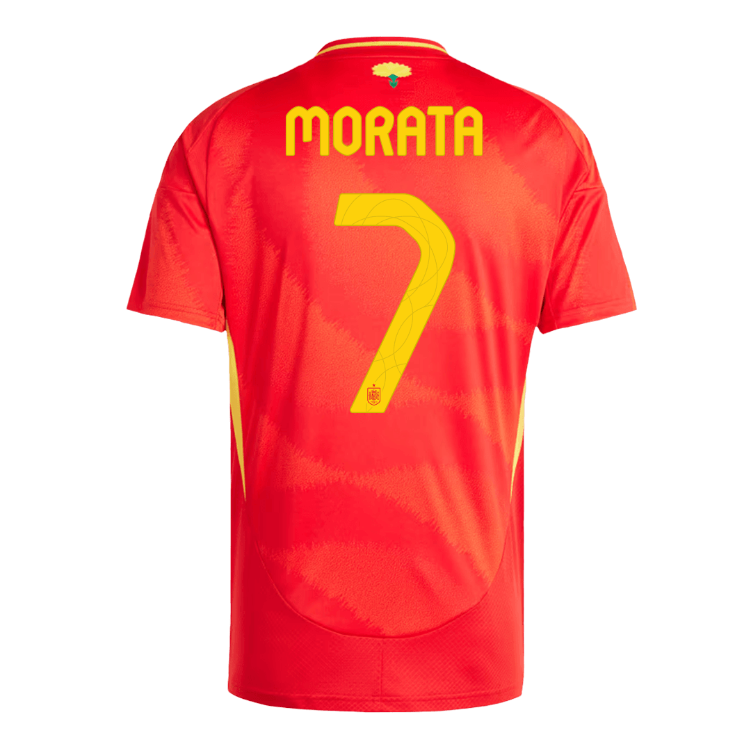 Spain MORATA #7 Home Jersey EURO 2024