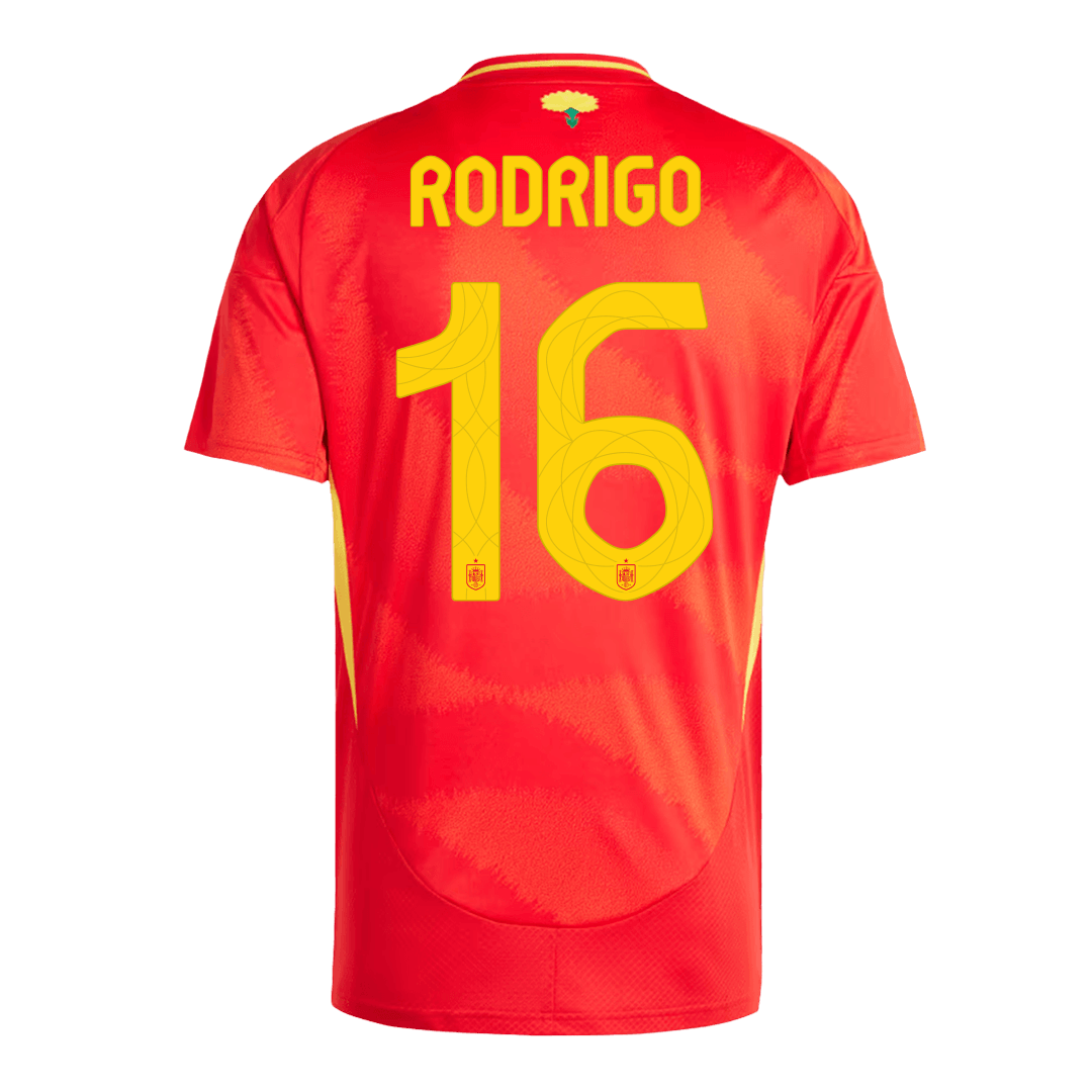 Spain RODRIGO #16 Home Jersey EURO 2024