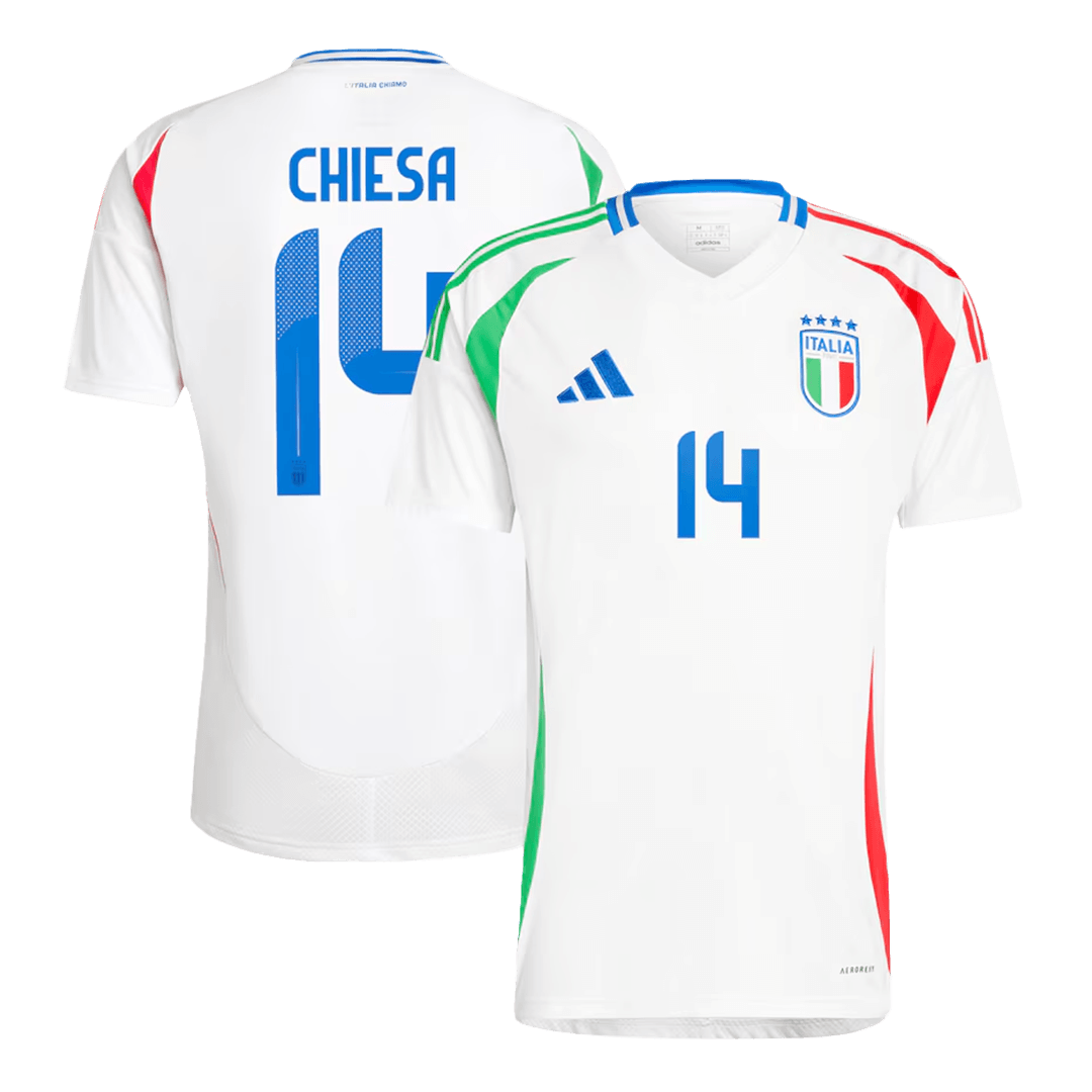 Italy CHIESA #14 Away Jersey EURO 2024
