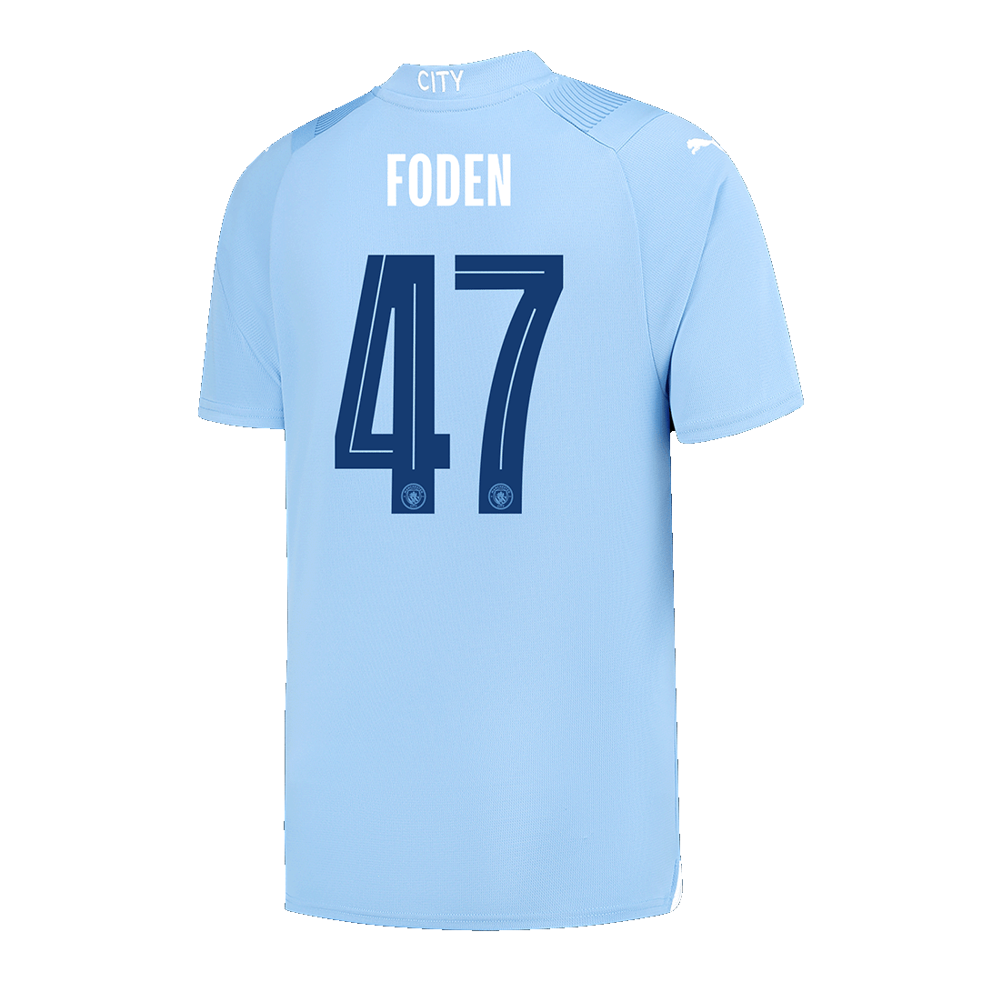 Manchester City FODEN #47 Home Jersey 2023/24 - UCL Edition