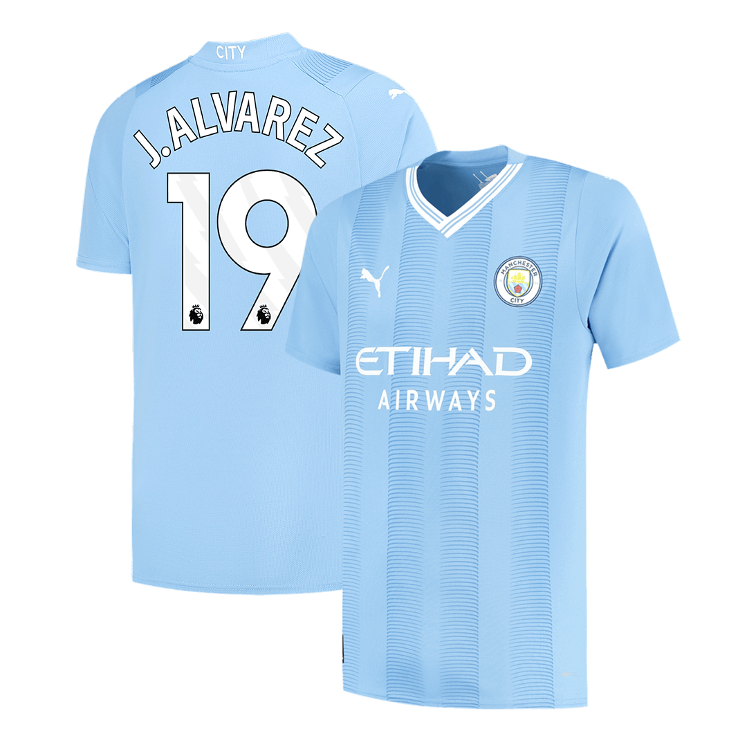 Manchester City J.ALVAREZ #19 Home Jersey 2023/24