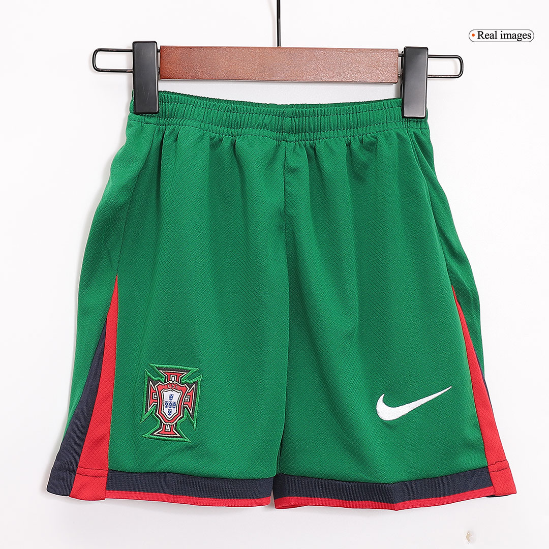 Portugal Home Jersey Kit EURO 2024 Kids(Jersey+Shorts)