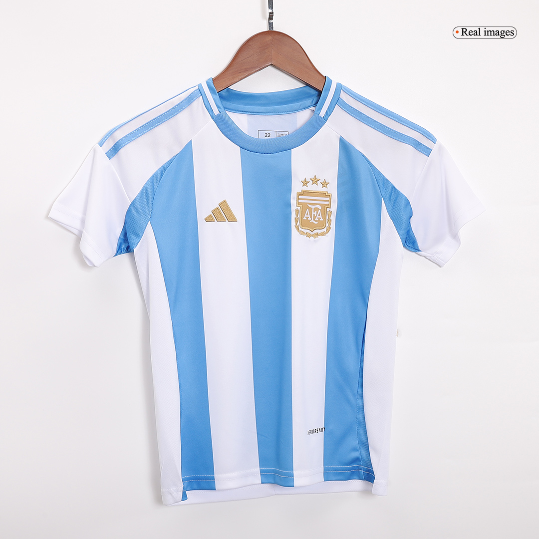 Argentina Home Jersey Kit 2024 Kids(Jersey+Shorts)
