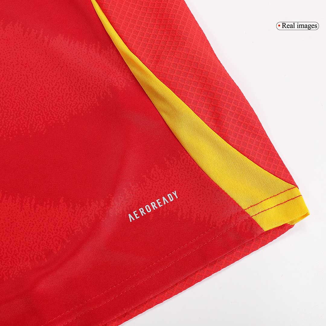 Spain Home Jersey Kit EURO 2024 Kids(Jersey+Shorts)
