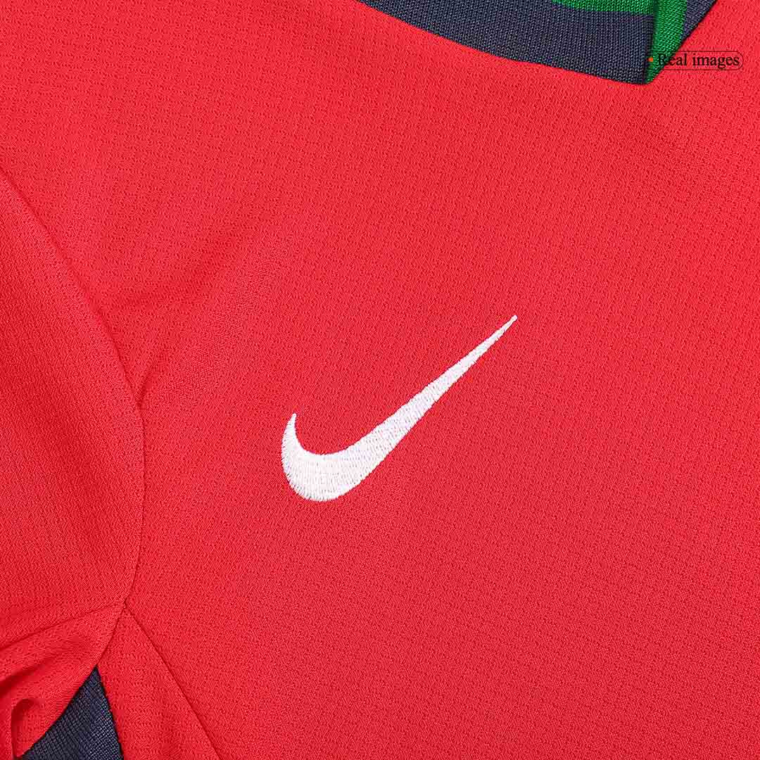 Portugal Home Jersey Kit EURO 2024 Kids(Jersey+Shorts)