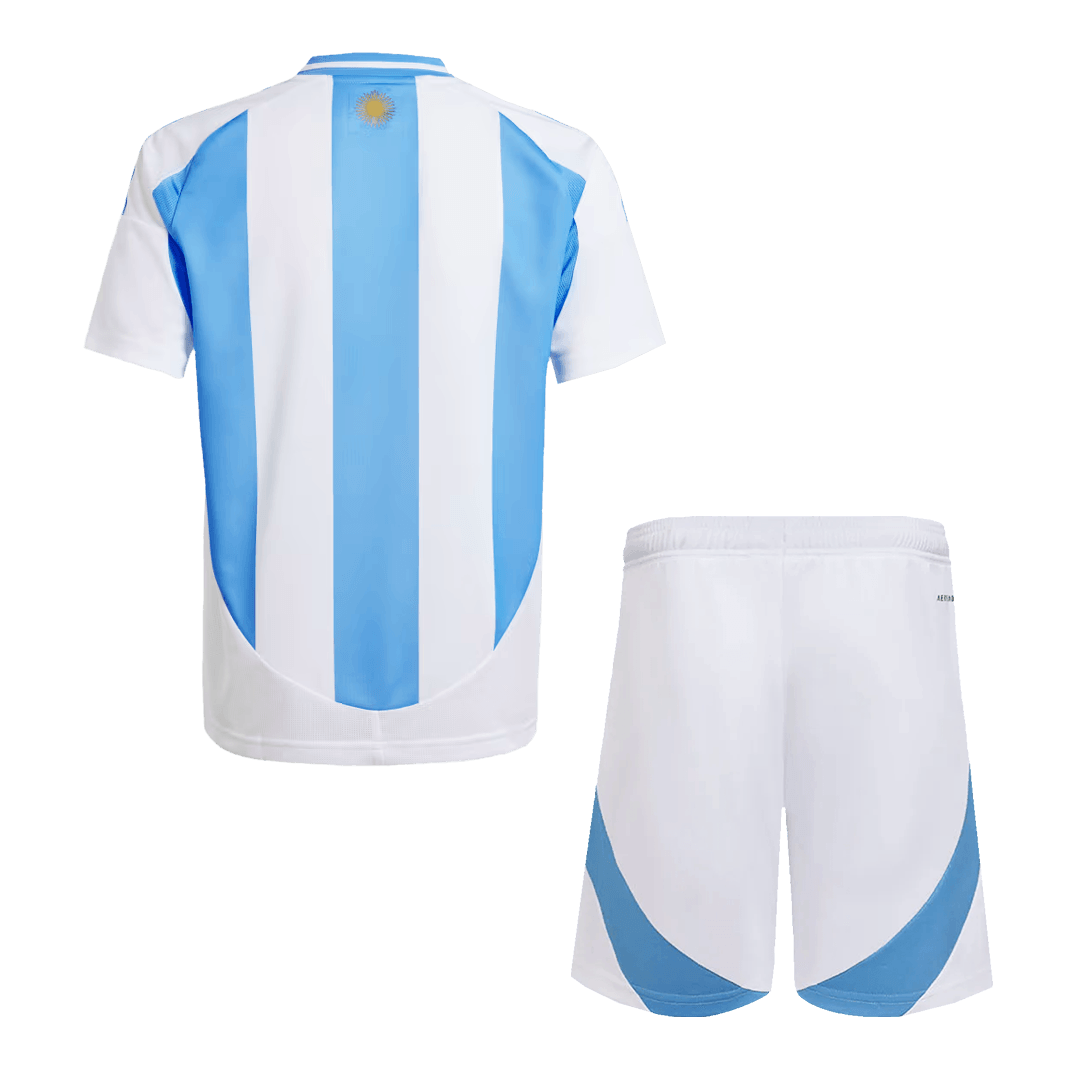 Argentina Home Jersey Kit 2024 Kids(Jersey+Shorts)