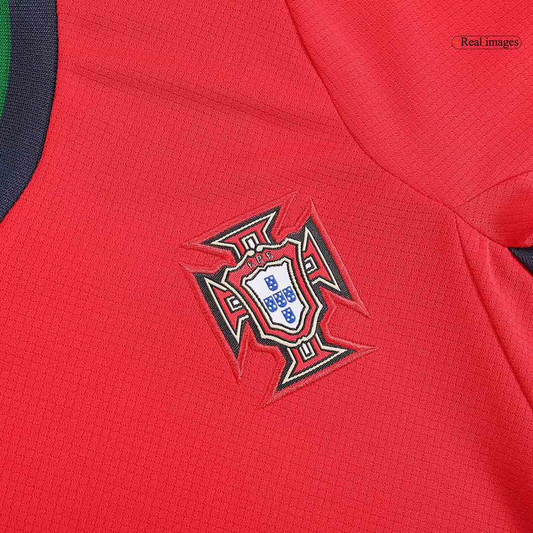 Portugal Home Jersey Kit EURO 2024 Kids(Jersey+Shorts)