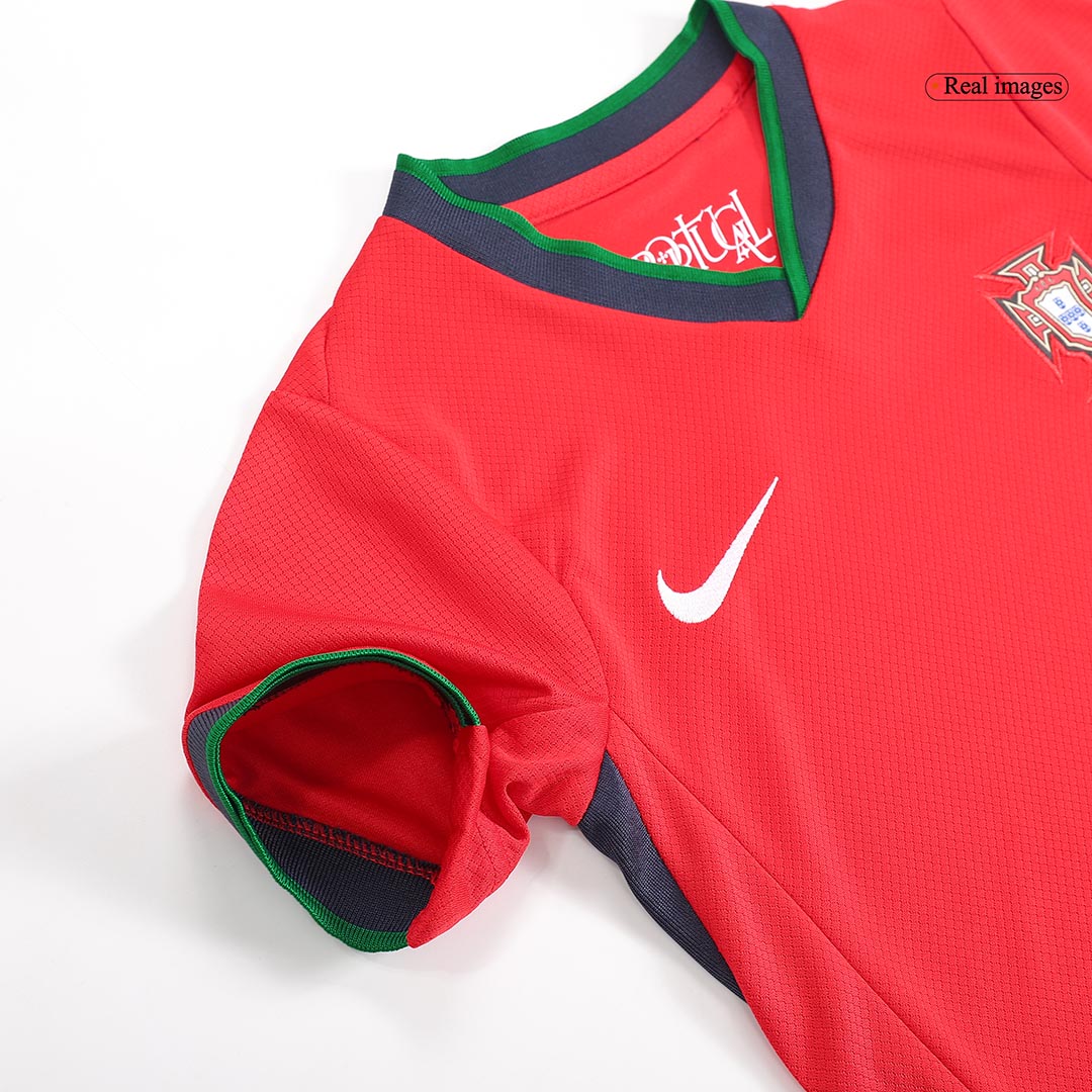 Portugal Home Jersey Kit EURO 2024 Kids(Jersey+Shorts)