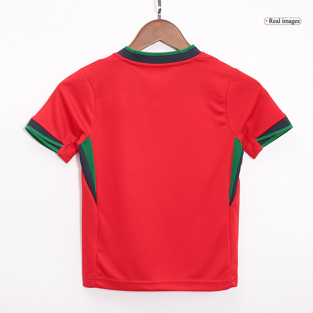 Portugal Home Jersey Kit EURO 2024 Kids(Jersey+Shorts)