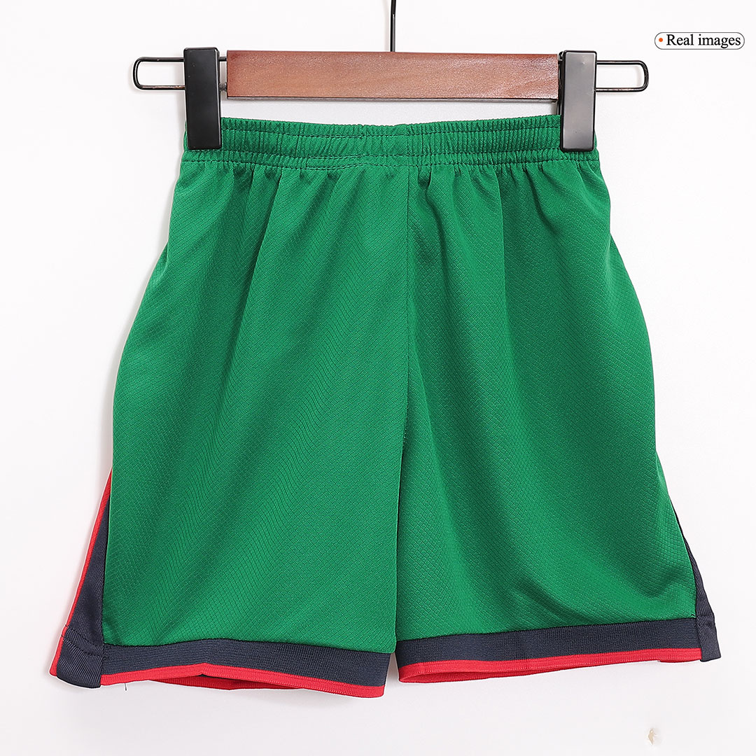 Portugal Home Jersey Kit EURO 2024 Kids(Jersey+Shorts)