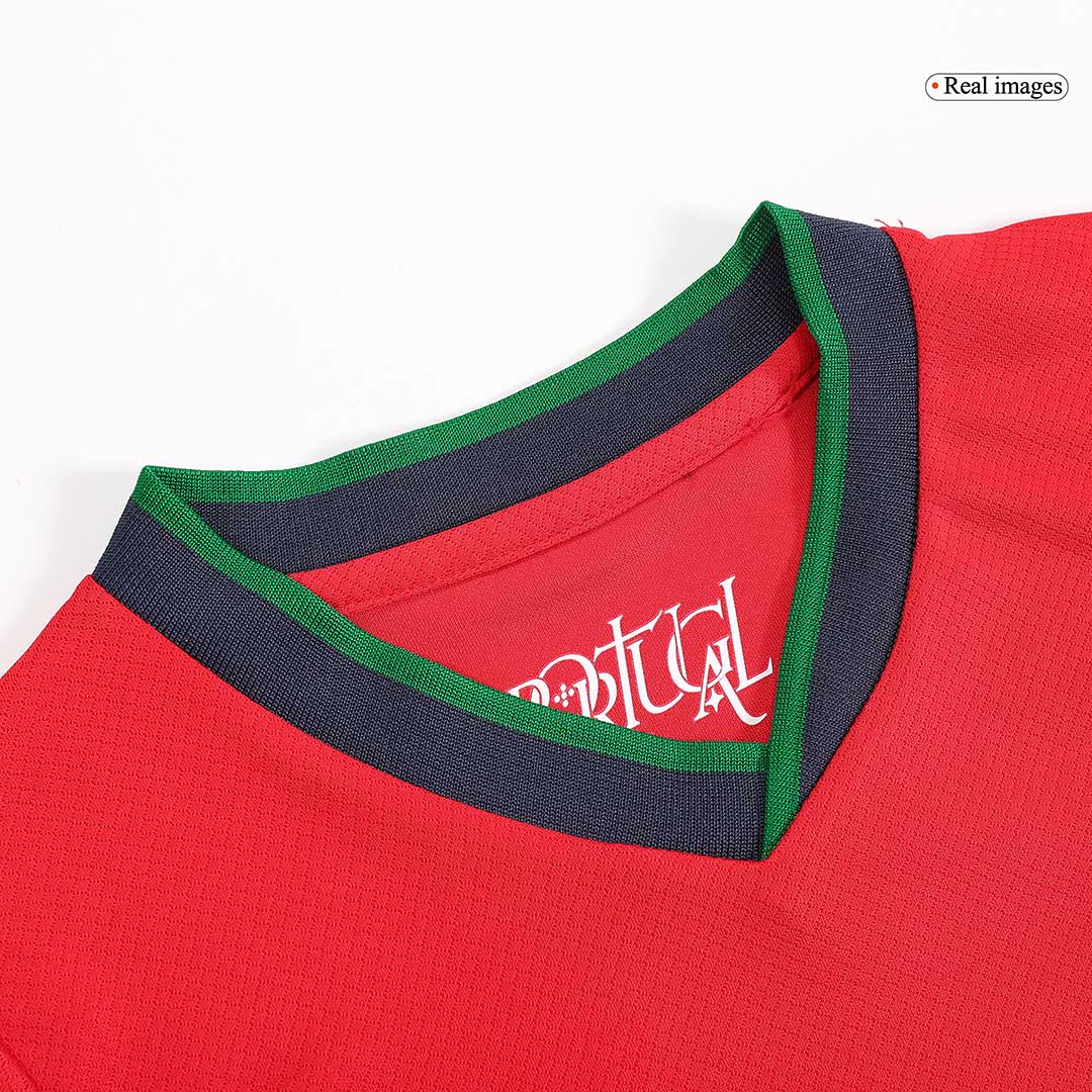 Portugal Home Jersey Kit EURO 2024 Kids(Jersey+Shorts)