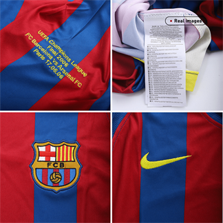 Barcelona MESSI #30 Home Jersey Retro 2005/06 - UCL Final