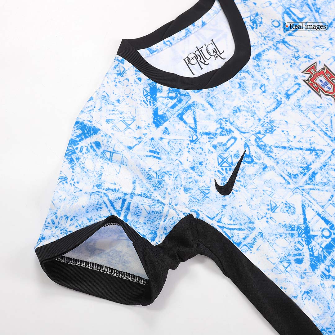 Portugal Away Jersey Kit EURO 2024 Kids(Jersey+Shorts)