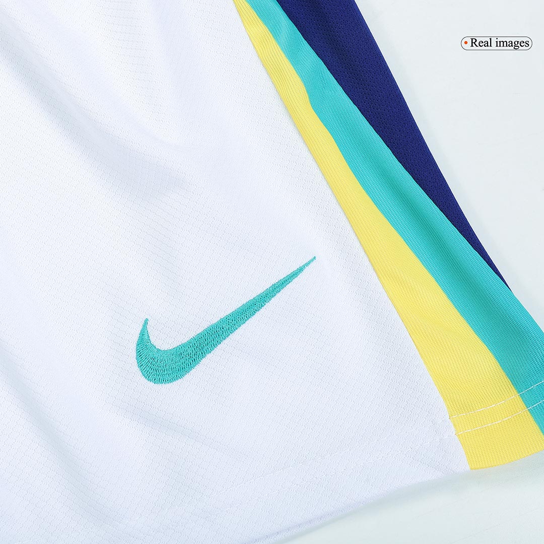 Brazil Away Jersey Kit Copa America 2024 Kids(Jersey+Shorts)