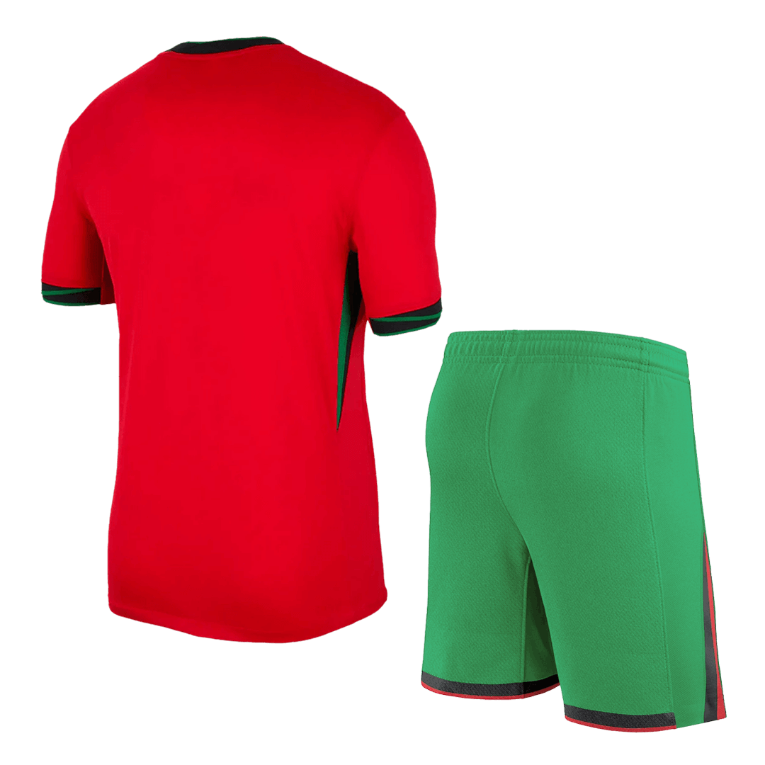 Portugal Home Jersey Kit EURO 2024 (Jersey+Shorts)
