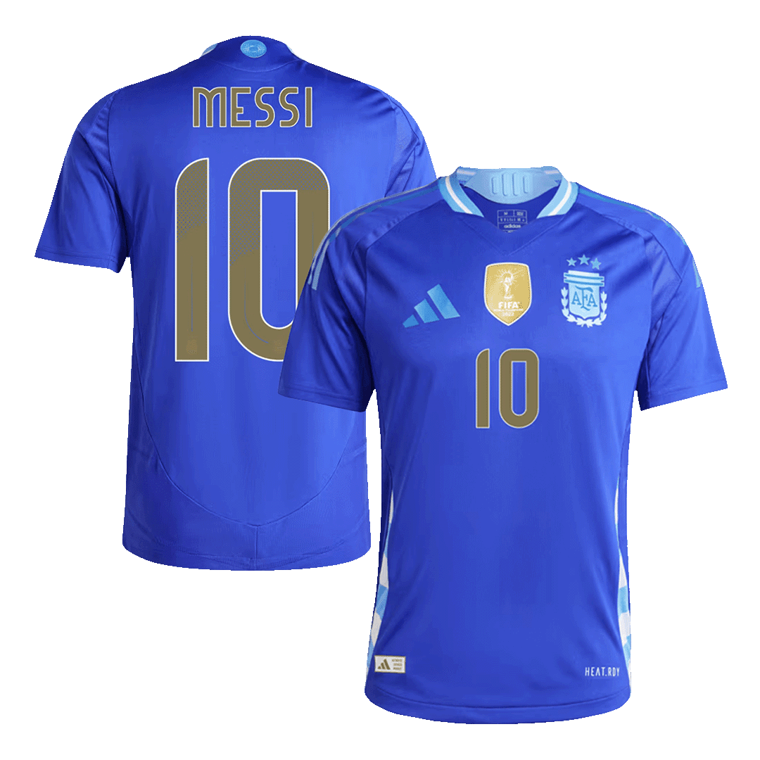 Argentina MESSI #10 Away Jersey Authentic 2024