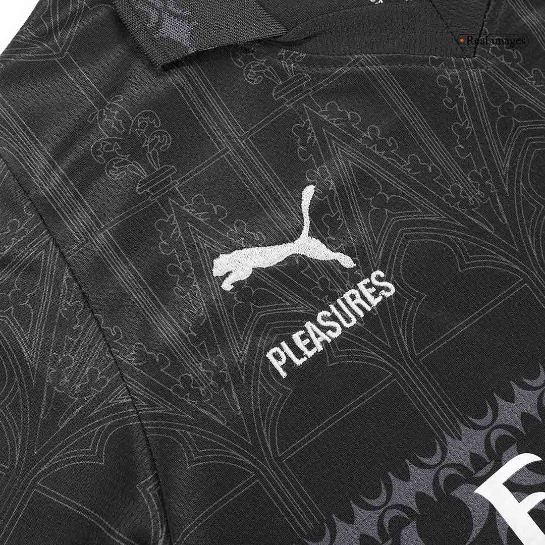 AC Milan x Pleasures Fourth Away Jersey Kit 2023/24 Kids(Jersey+Shorts)