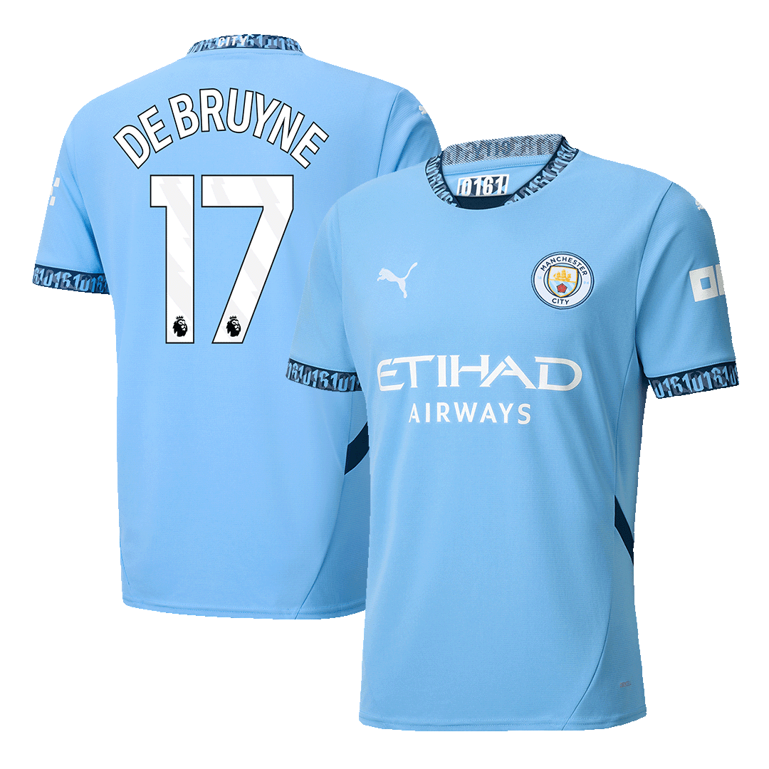 Manchester City DE BRUYNE #17 Home Jersey 2024/25