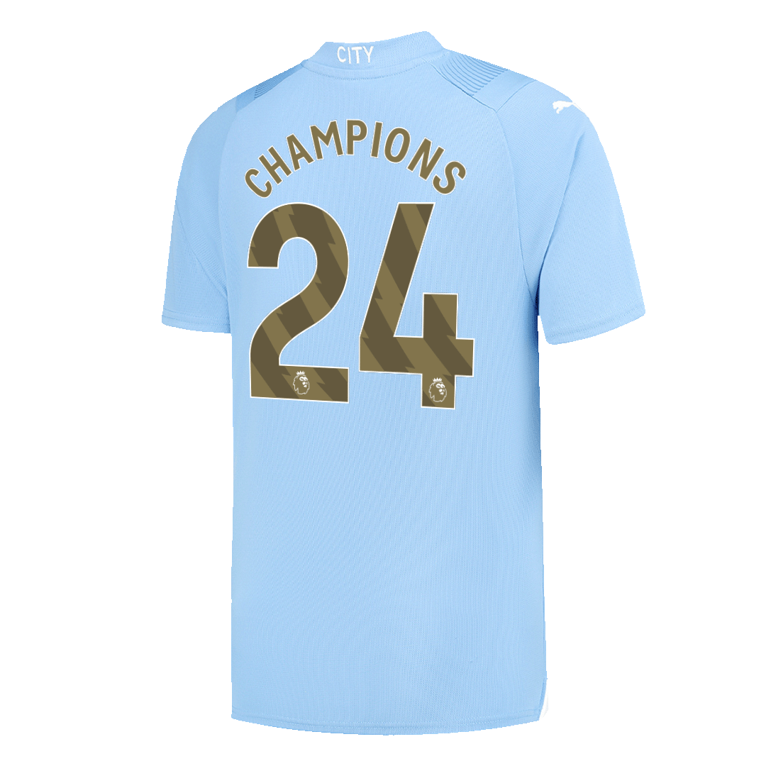 Manchester City CHAMPIONS #24 Home Jersey 2023/24