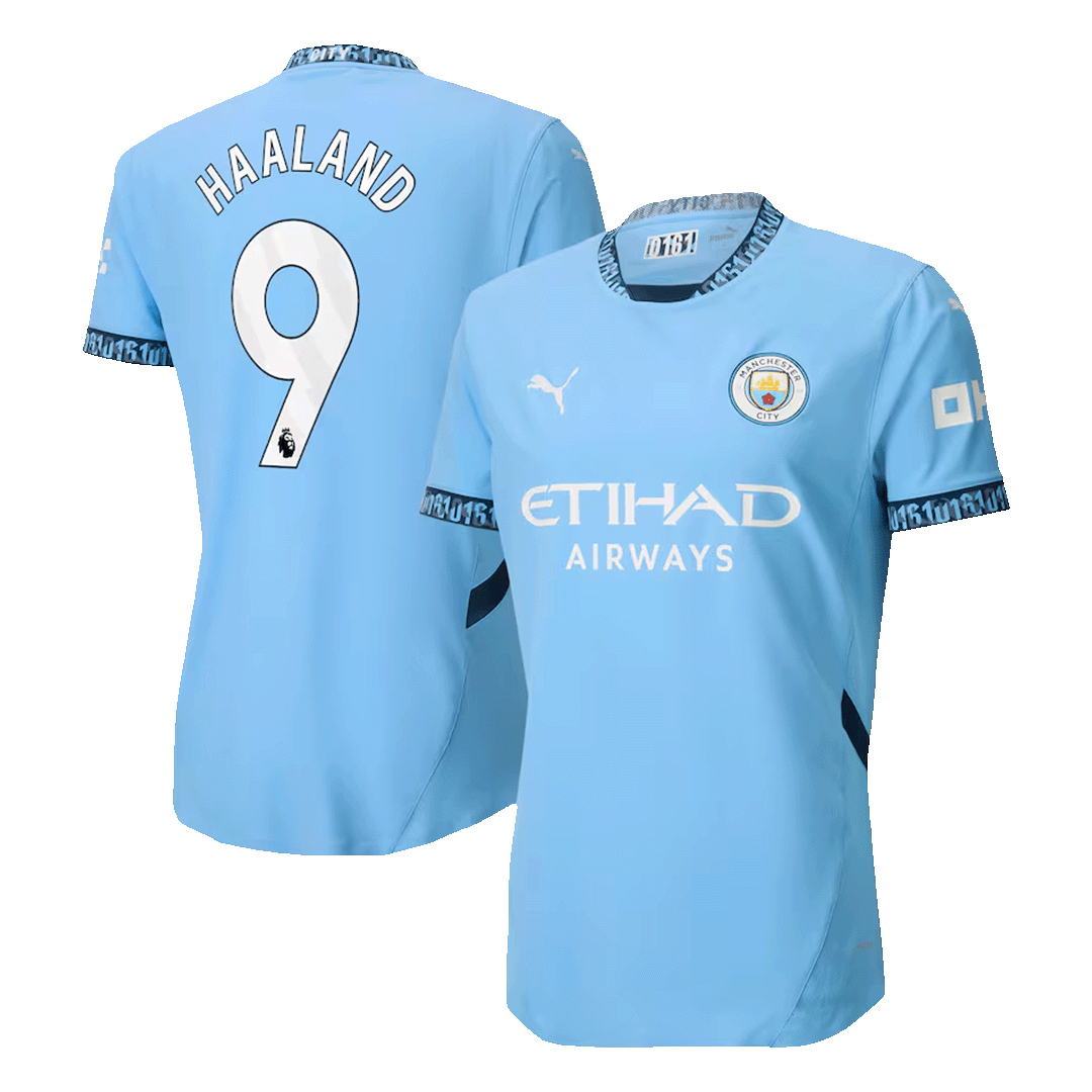 Manchester City HAALAND #9 Home Jersey Authentic 2024/25
