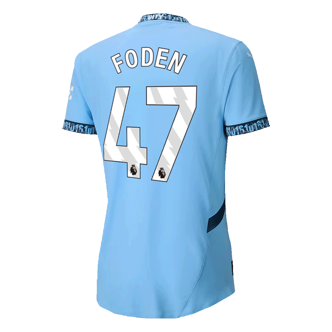 Manchester City FODEN #47 Home Jersey Authentic 2024/25