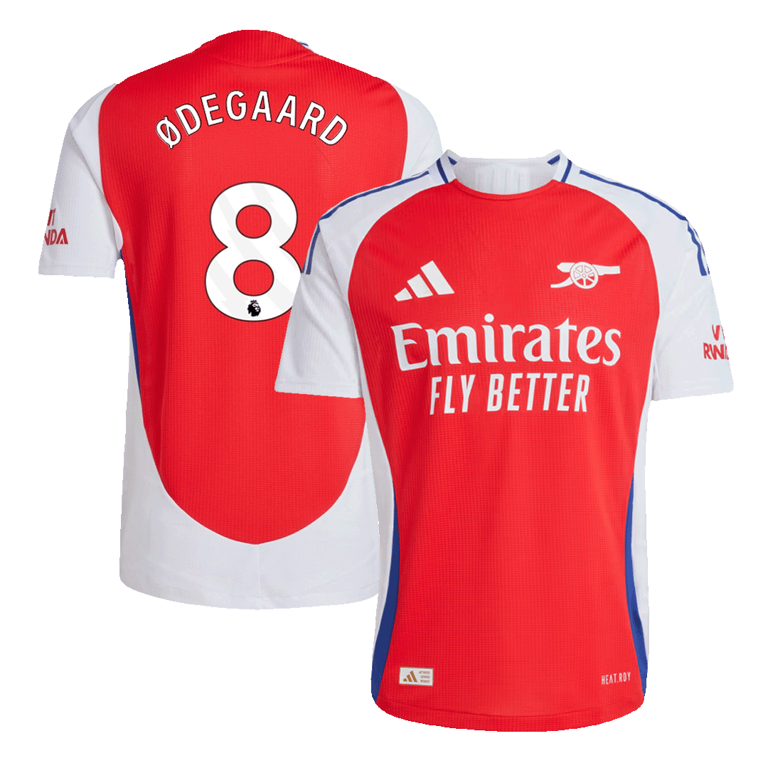 Arsenal ØDEGAARD #8 Home Jersey Authentic 2024/25