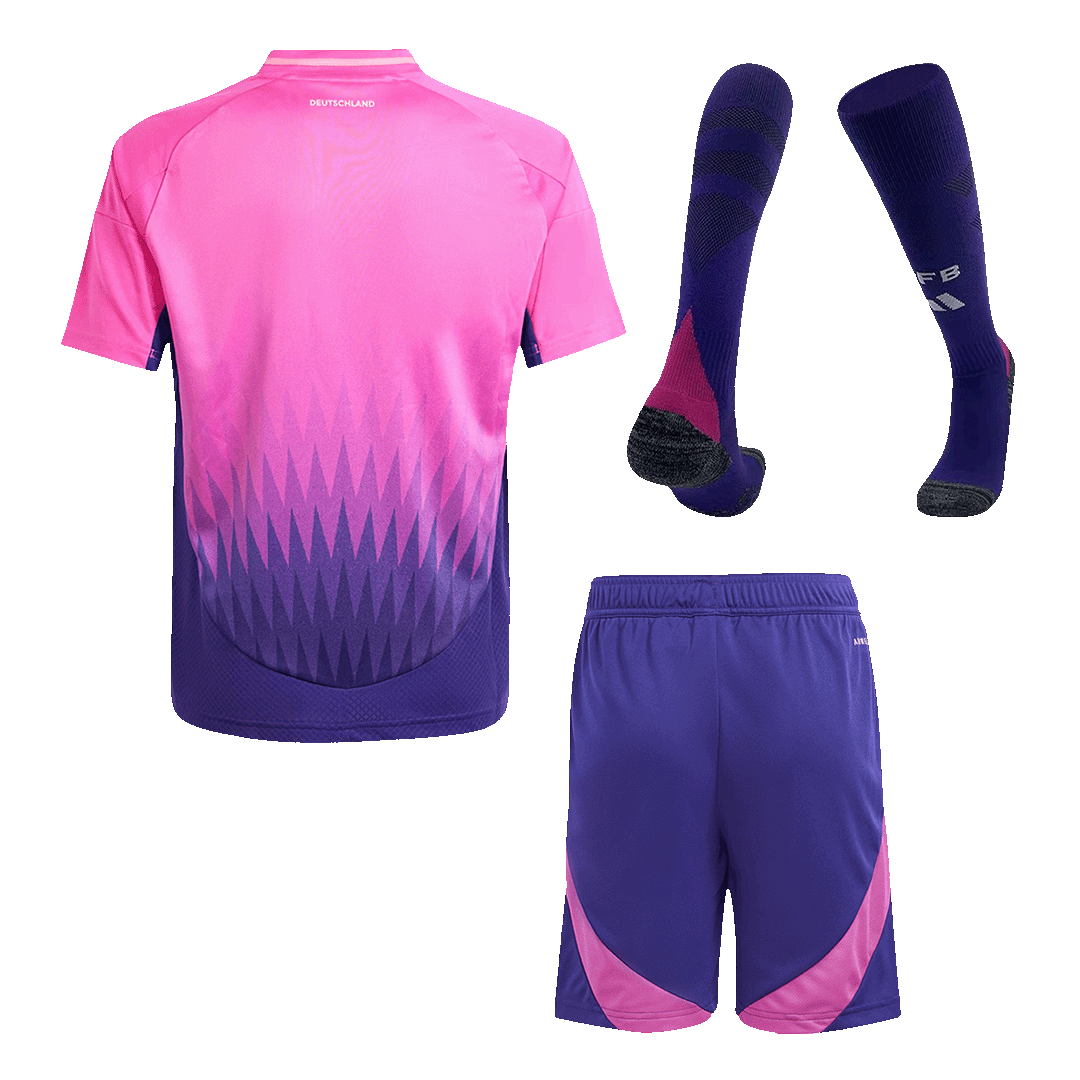 Germany Away Jersey Kit EURO 2024 Kids(Jersey+Shorts+Socks)