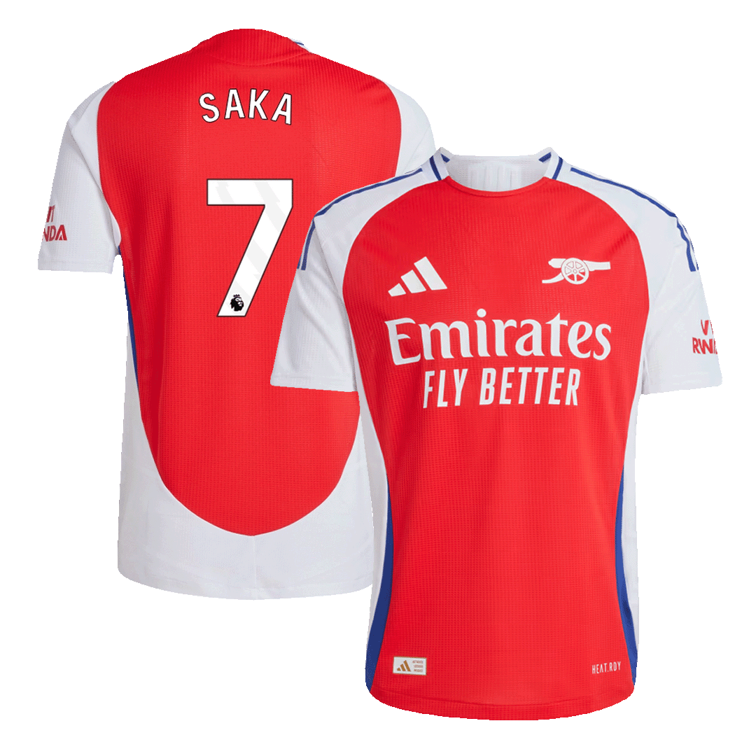 Arsenal SAKA #7 Home Jersey Authentic 2024/25