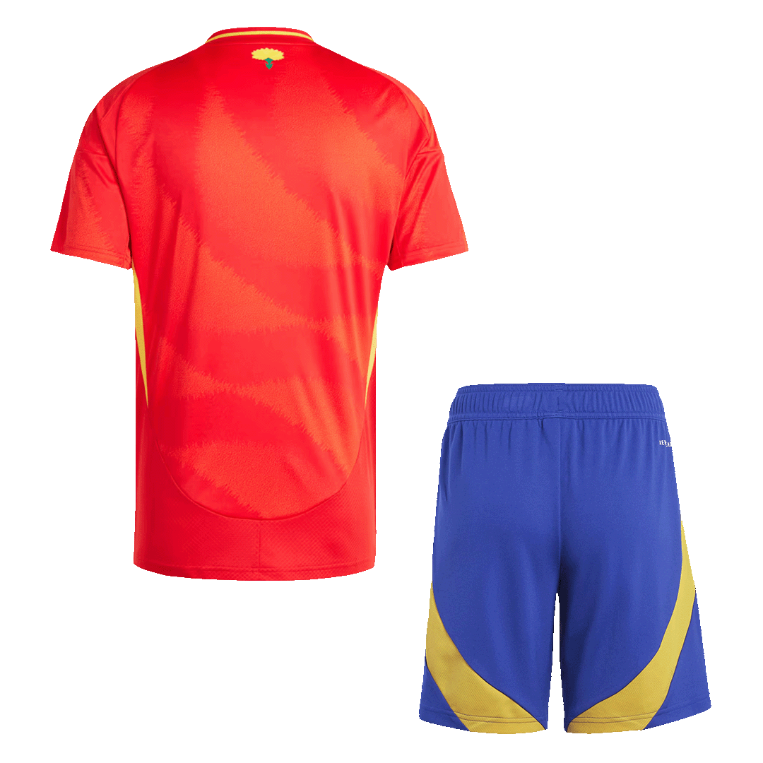 Spain Home Jersey Kit EURO 2024 (Jersey+Shorts)