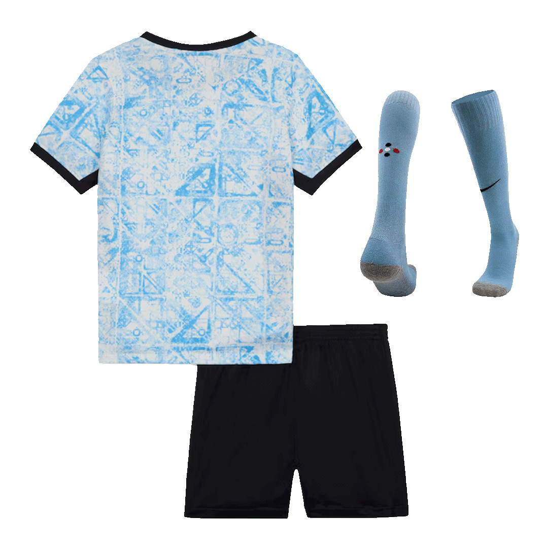 Portugal Away Jersey Kit EURO 2024 Kids(Jersey+Shorts+Socks)