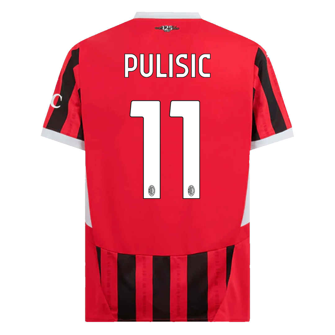 AC Milan PULISIC #11 Home Jersey 2024/25