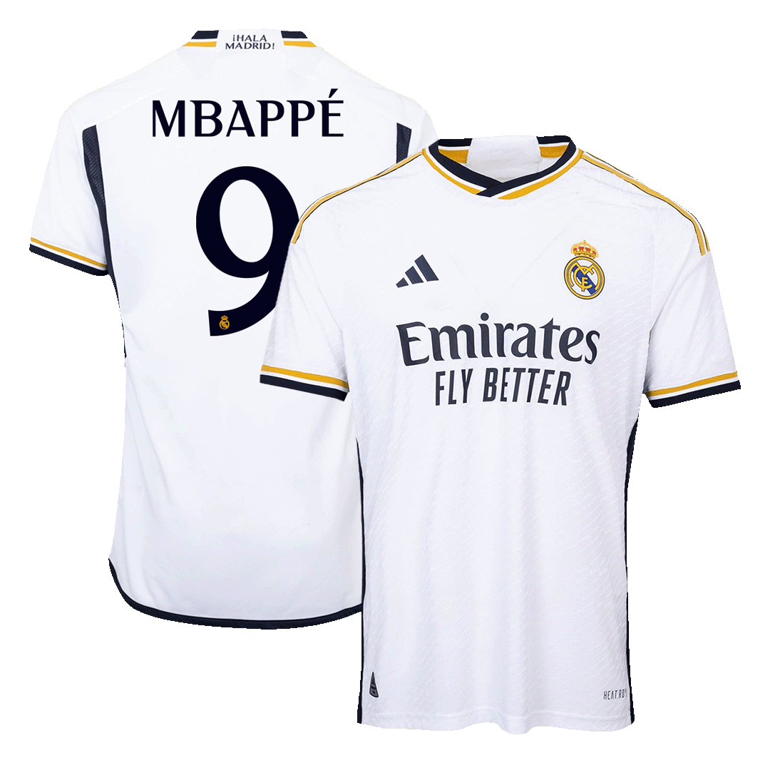 Real Madrid MBAPPÉ #9 Home Jersey Authentic 2023/24
