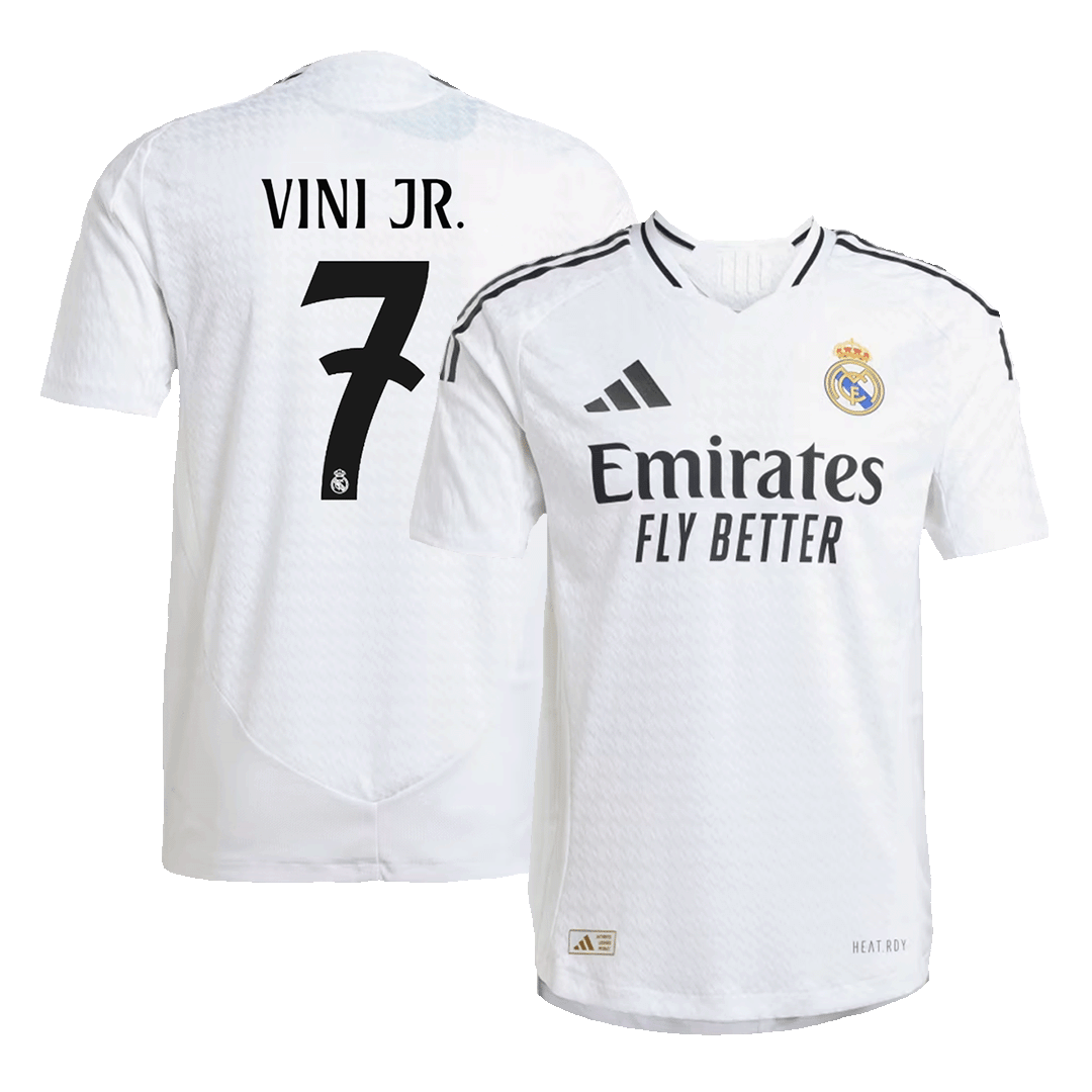 Real Madrid VINI JR. #7 Home Jersey Authentic 2024/25