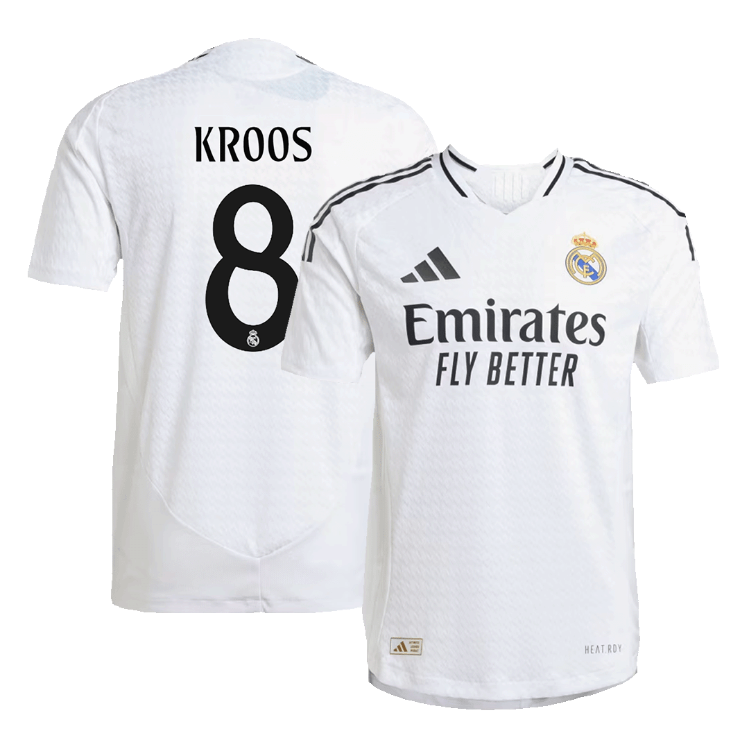 Real Madrid KROOS #8 Home Jersey Authentic 2024/25
