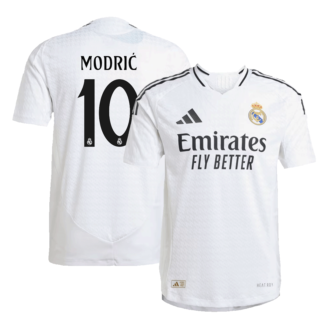 Real Madrid MODRIĆ #10 Home Jersey Authentic 2024/25