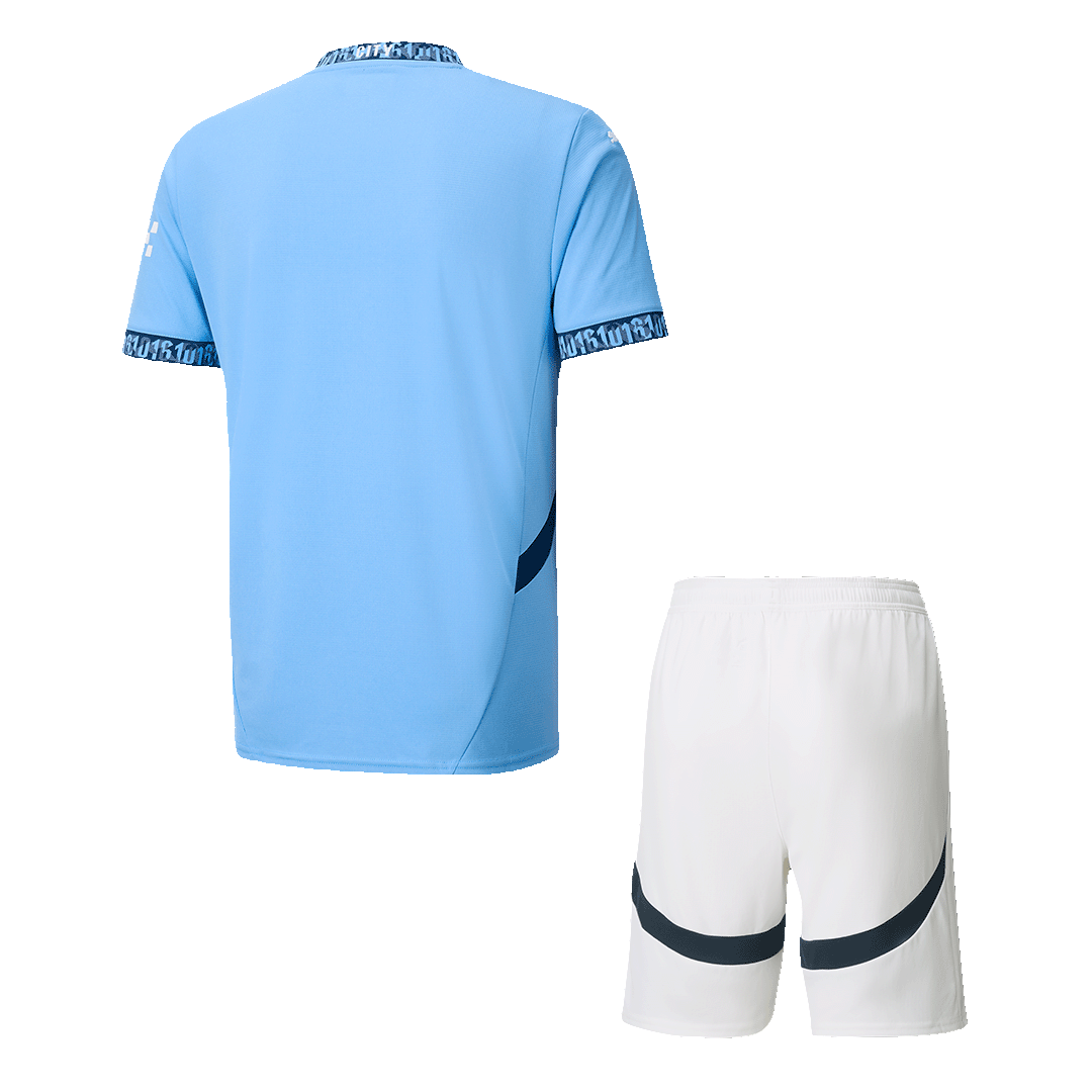 Manchester City Home Jersey Kit 2024/25 (Jersey+Shorts)