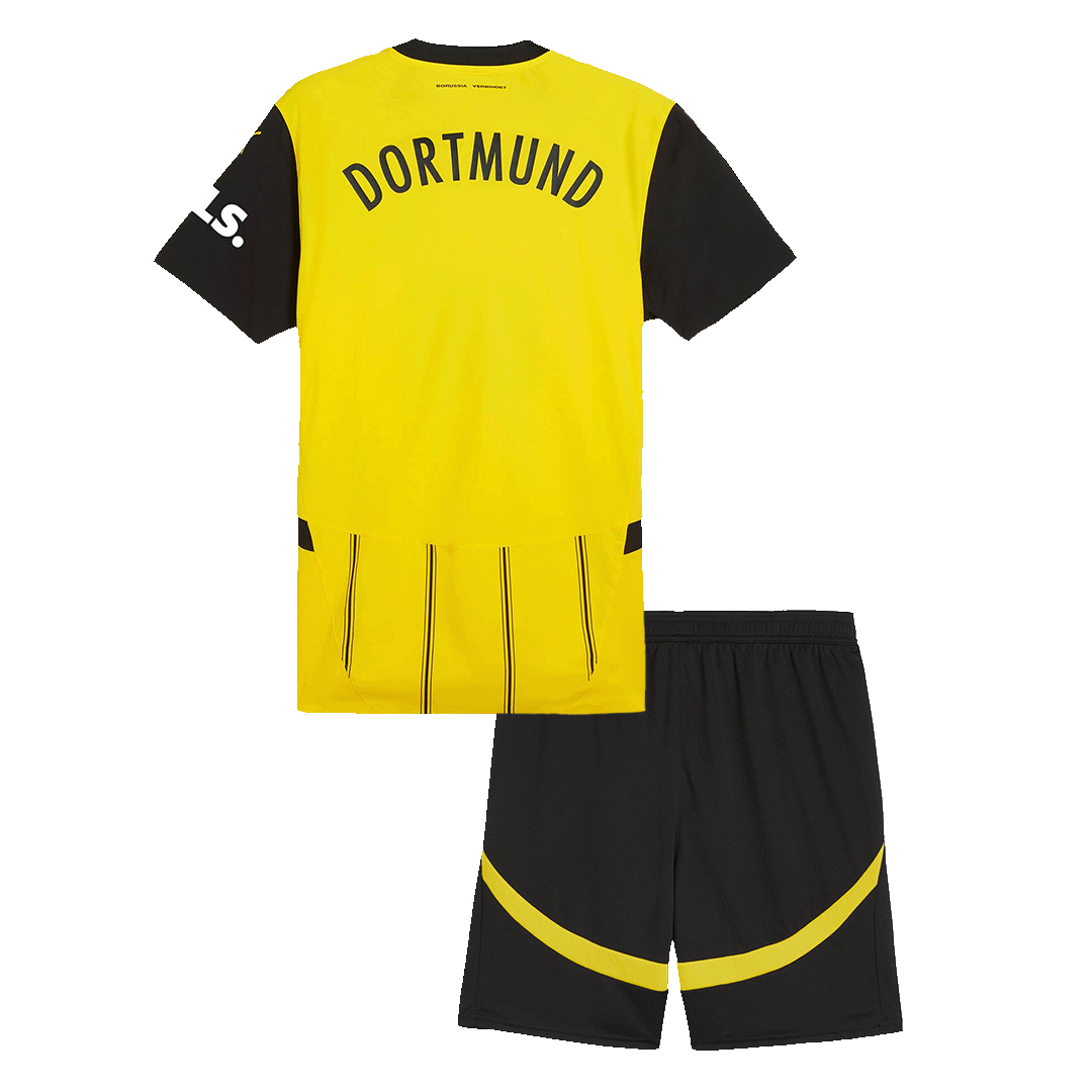 Dortmund Home Jersey Kit 2024/25 Kids(Jersey+Shorts)