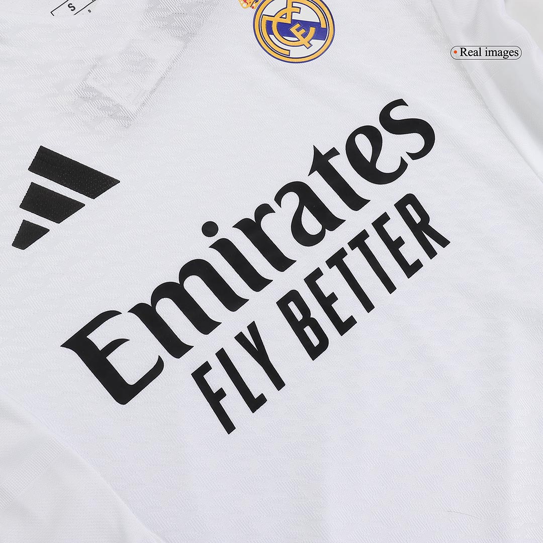 Real Madrid Home Soccer Jersey Kit Authentic 2024/25 (Jersey+Shorts+Socks)