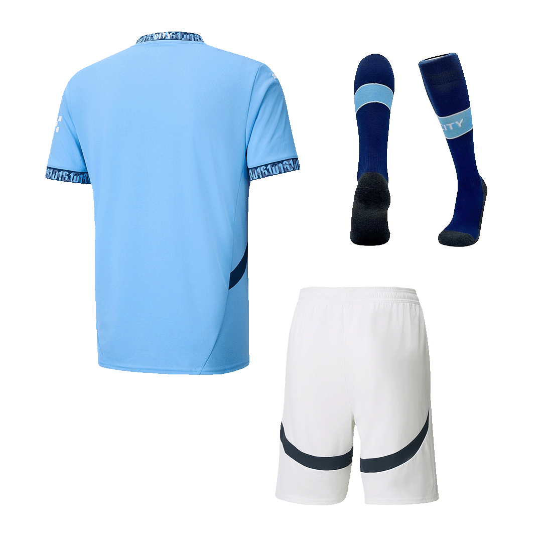Manchester City Home Jersey Kit 2024/25 (Jersey+Shorts+Socks)