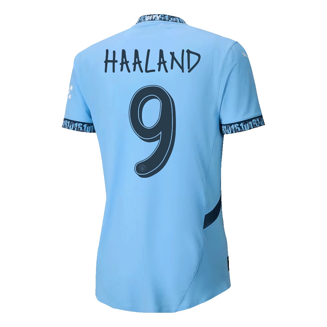 Manchester City HAALAND #9 Home Jersey Authentic 2024/25 - UCL Edition