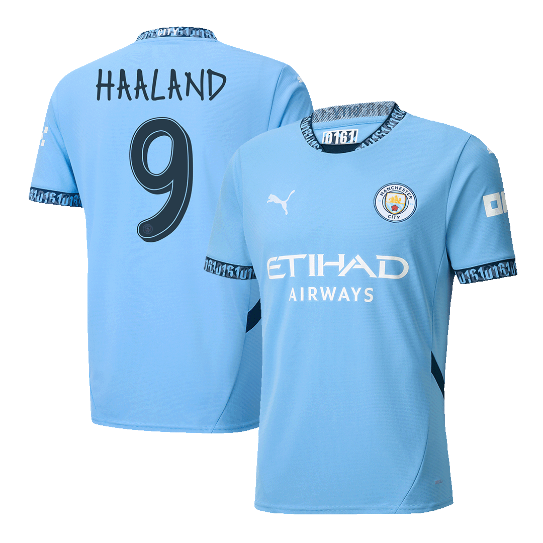 Manchester City HAALAND #9 Home Jersey 2024/25 - UCL Edition