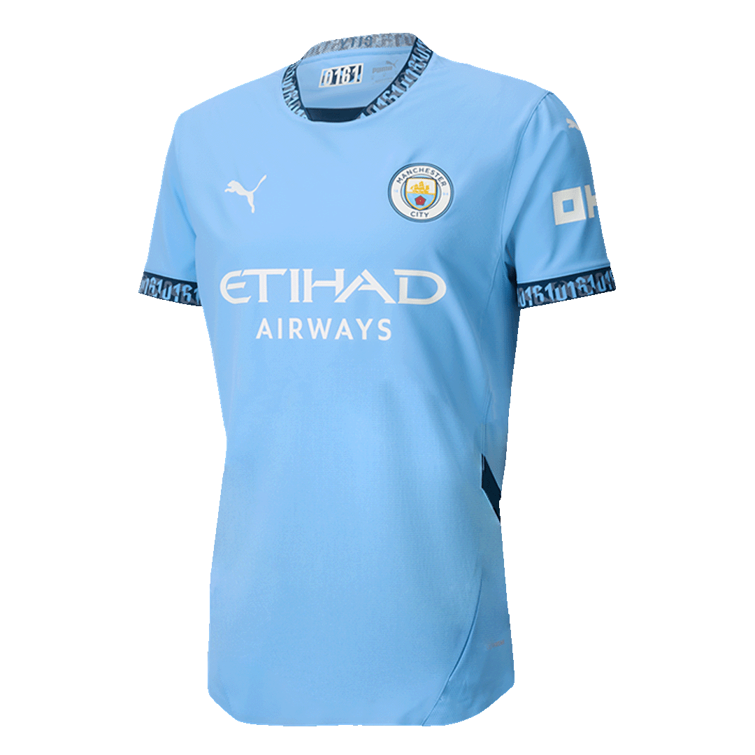 Manchester City HAALAND #9 Home Jersey Authentic 2024/25 - UCL Edition