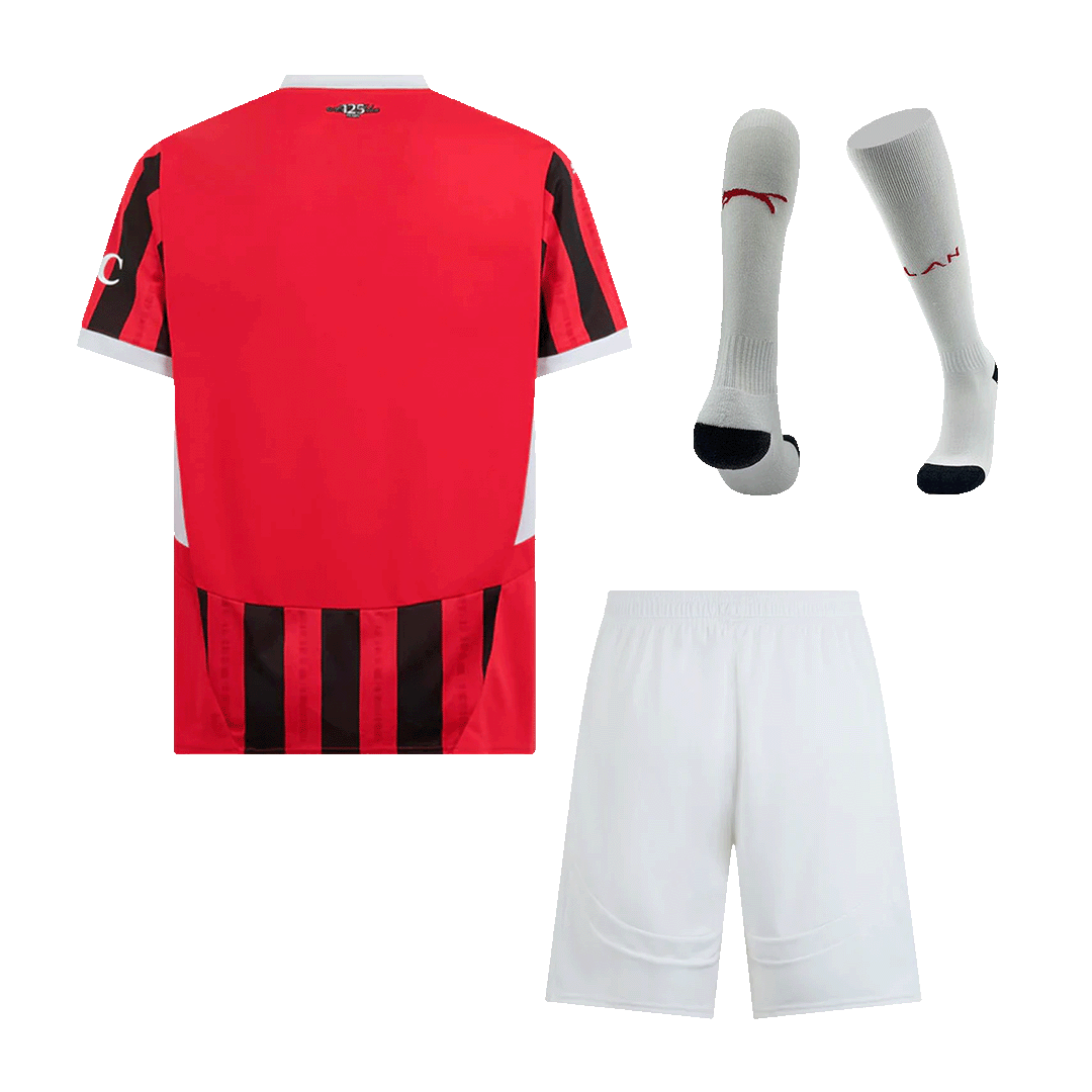 AC Milan Home Jersey Kit 2024/25 (Jersey+Shorts+Socks)
