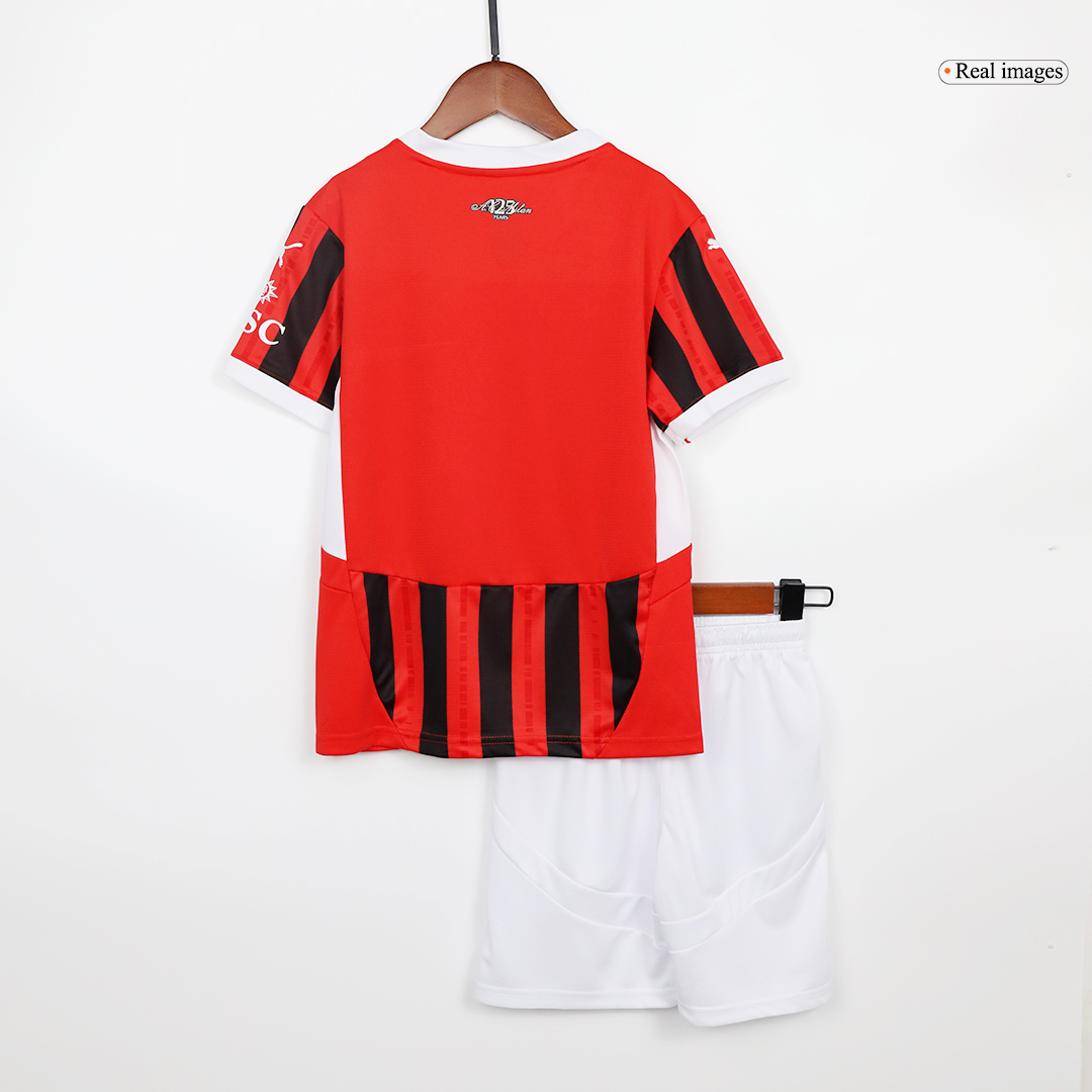AC Milan Home Jersey Kit 2024/25 Kids(Jersey+Shorts)