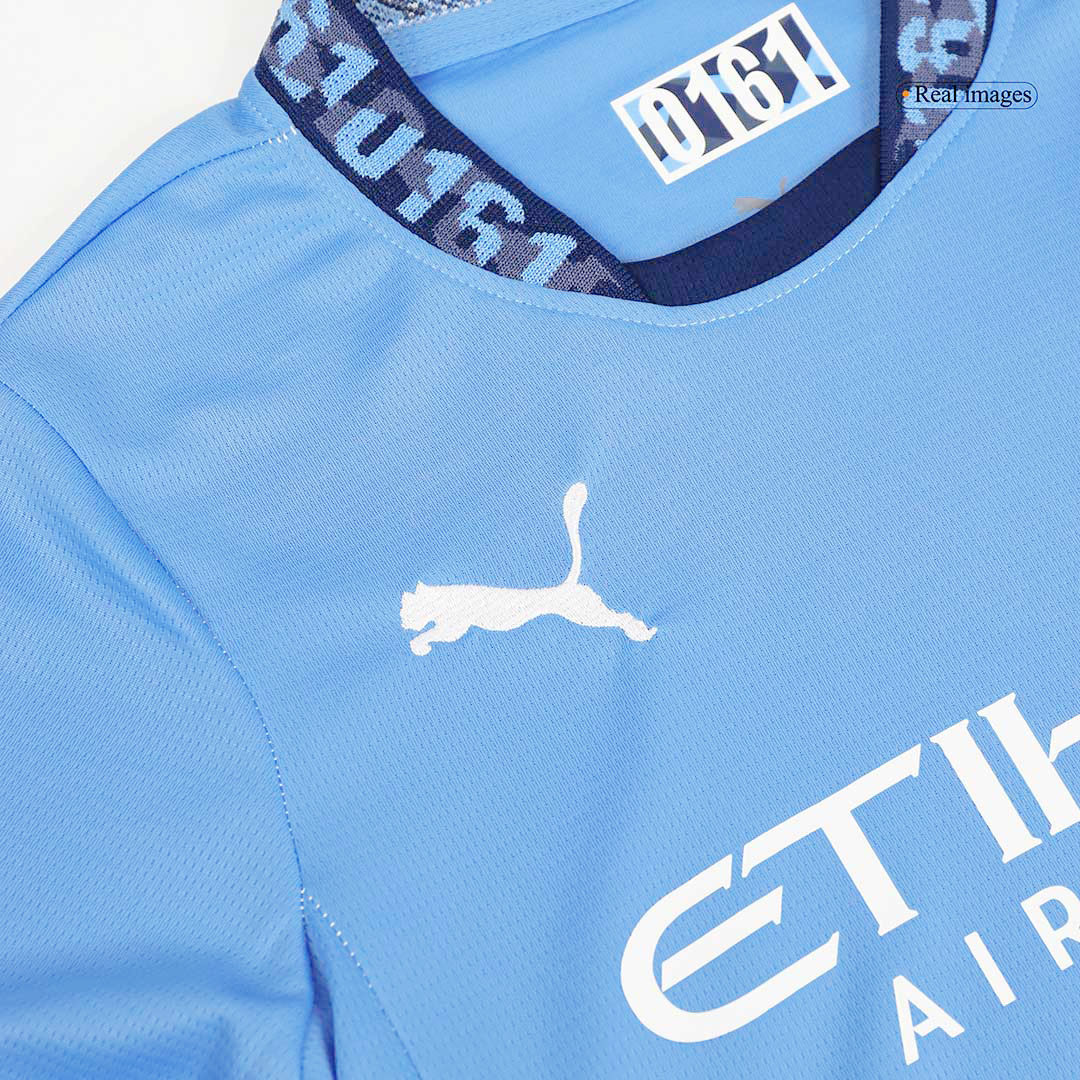 Manchester City Home Jersey Kit 2024/25 Kids(Jersey+Shorts)