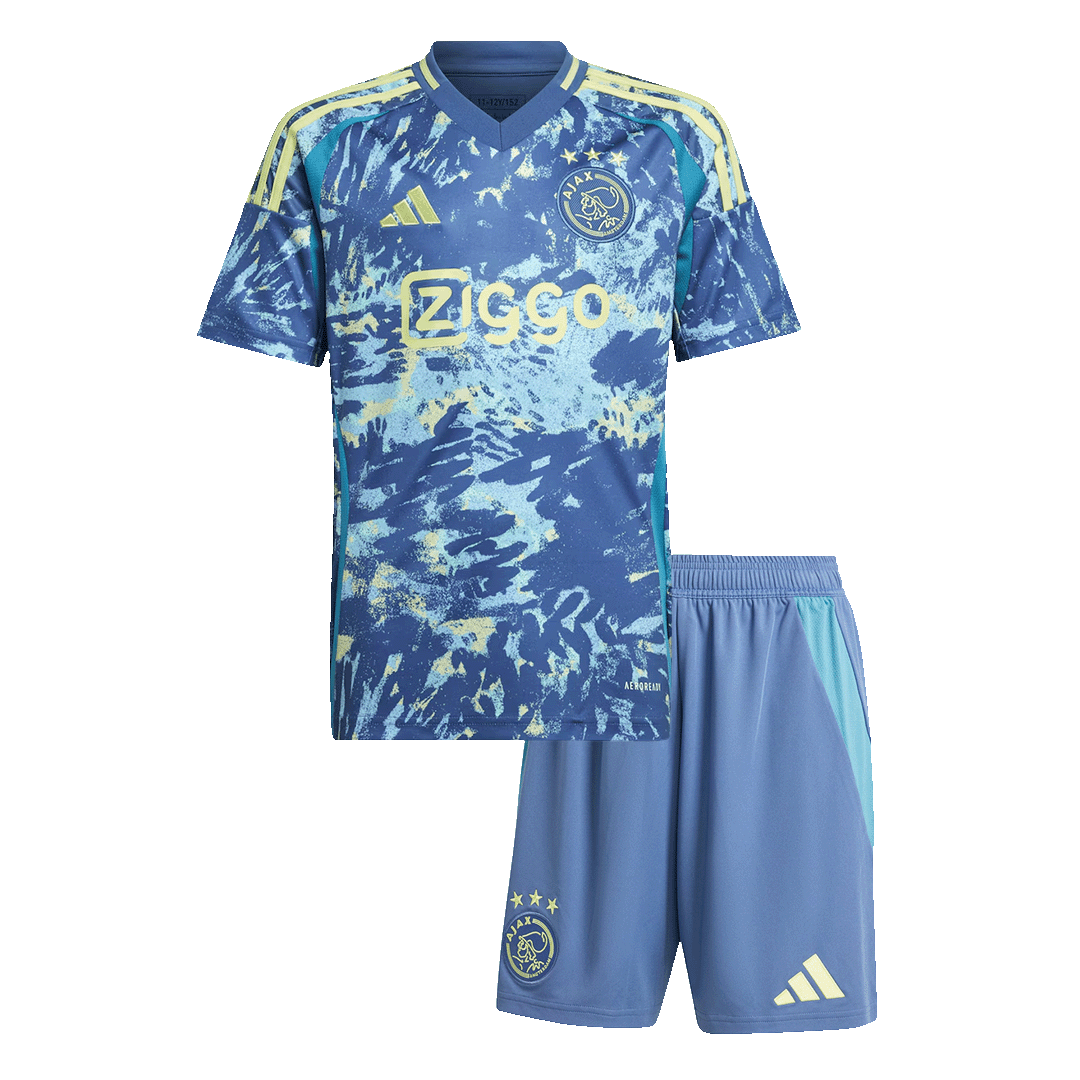 Ajax Away Jersey Kit 2024/25 Kids(Jersey+Shorts)