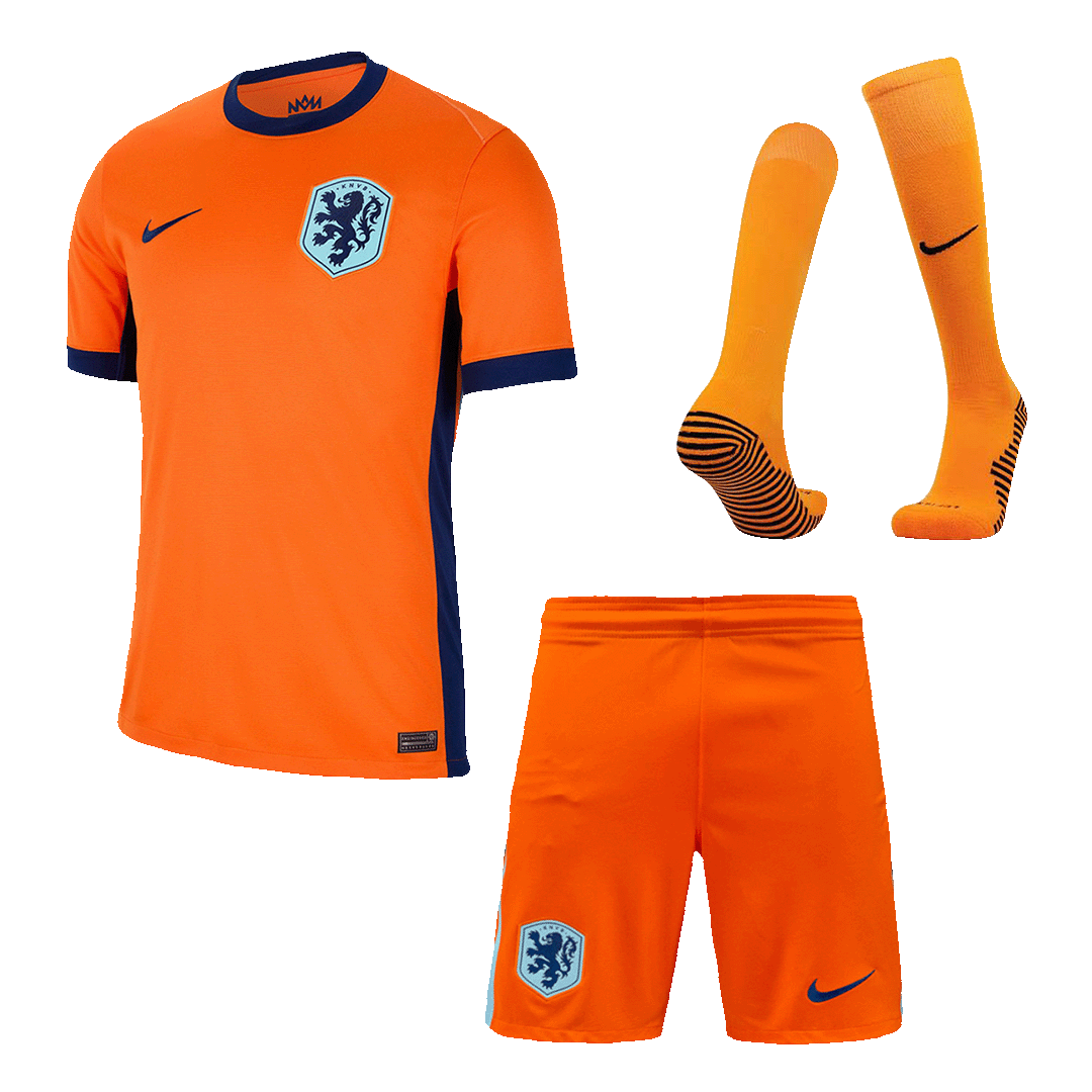 Netherlands Home Jersey Kit EURO 2024 (Jersey+Shorts+Socks)