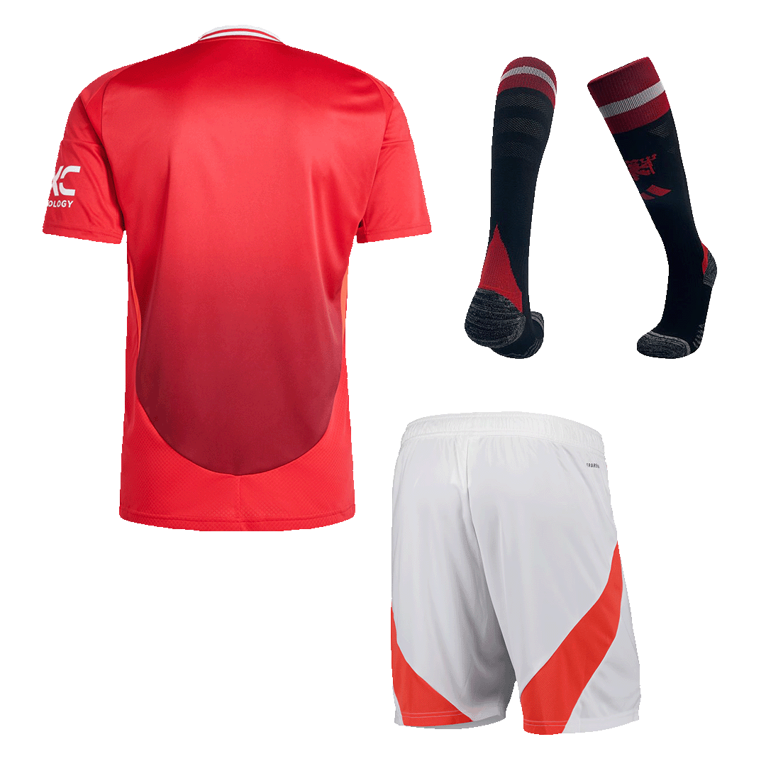 Manchester United Home Jersey Kit 2024/25 (Jersey+Shorts+Socks)